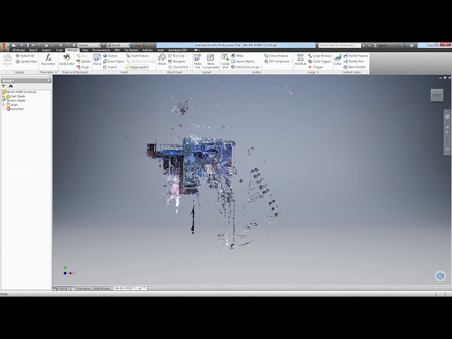 فیلم آموزشی: درج ابرهای نقطه در Autodesk Inventor با زیرنویس فارسی