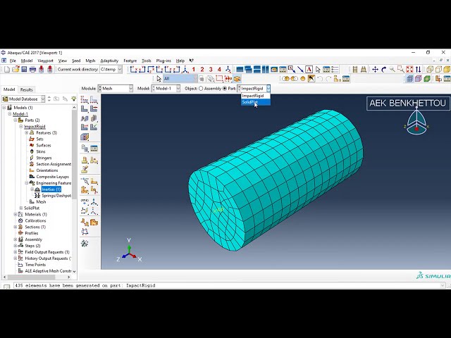 فیلم آموزشی: آموزش شکست Abaqus شماره 4: ضربه صلب با استفاده از آسیب انعطاف پذیر جانسون کوک.