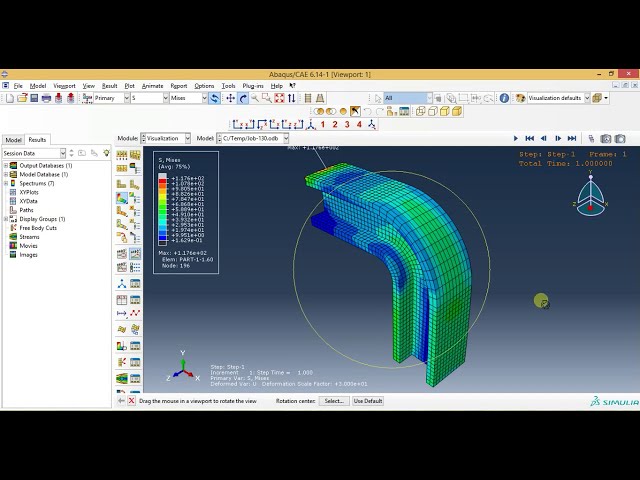 فیلم آموزشی: فیلم های آموزشی Abaqus - تجزیه و تحلیل استرس قطعه سه بعدی جامد جارو در آباکوس