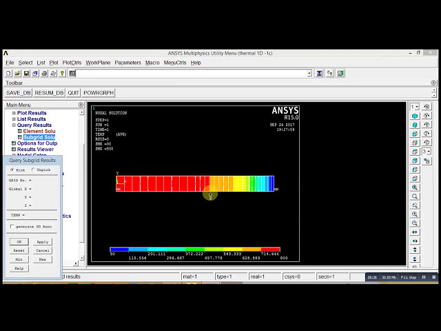 فیلم آموزشی: تجزیه و تحلیل حرارتی عنصر 1 بعدی | ANSYS Mechanical APDL