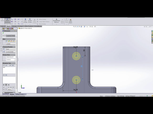 فیلم آموزشی: نحوه قرار دادن سوراخ ها به طور دقیق با جادوگر سوراخ (SOLIDWORKS) با زیرنویس فارسی