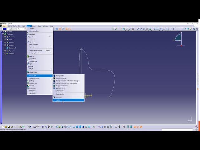 فیلم آموزشی: CATIA V5 - طرح نماهای هواپیما با زیرنویس فارسی