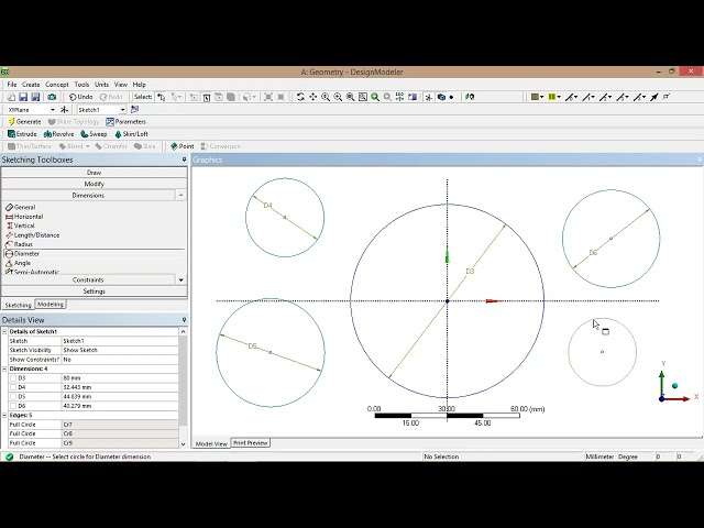 فیلم آموزشی: ANSYS- Design Modeler Tutorial-2- CIRCLE