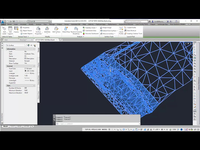 فیلم آموزشی: Civil 3D: مثلث ها را حذف کنید با زیرنویس فارسی