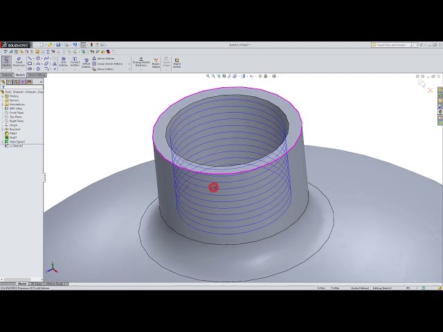 فیلم آموزشی: مدل یک مخزن اکسید نیتروژن در Solidworks! آموزش تمرین برای مبتدیان، درس مدلسازی قطعات با زیرنویس فارسی