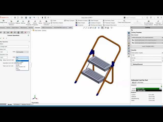 فیلم آموزشی: هزینه یابی SOLIDWORKS، ورق فلز و جوشکاری با زیرنویس فارسی