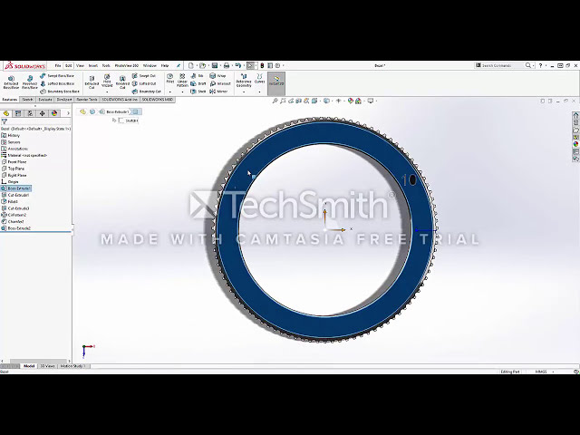 فیلم آموزشی: آموزش SOLIDWORKS| چگونه یک قاب ساعت بسازیم