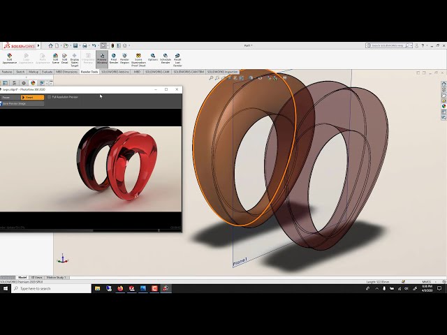 فیلم آموزشی: آموزش رندر انگشتر جواهر و Photoview360 solidworks 2020 با زیرنویس فارسی