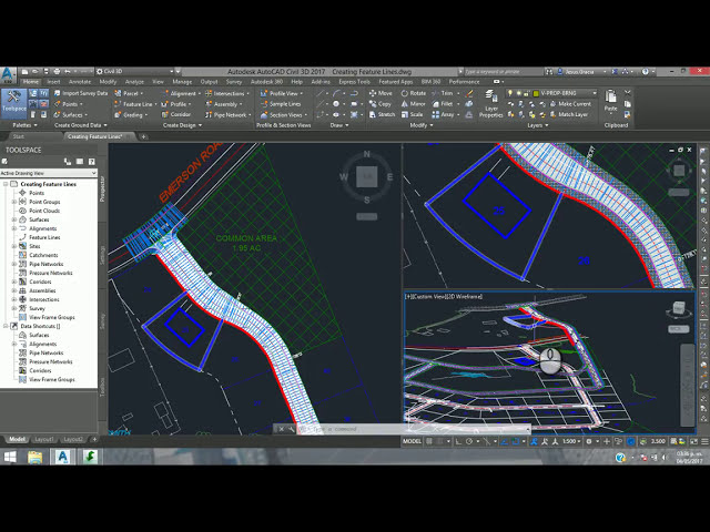 فیلم آموزشی: AutoCAD Civil 3D - 17.01 Crear خطوط ویژگی با زیرنویس فارسی