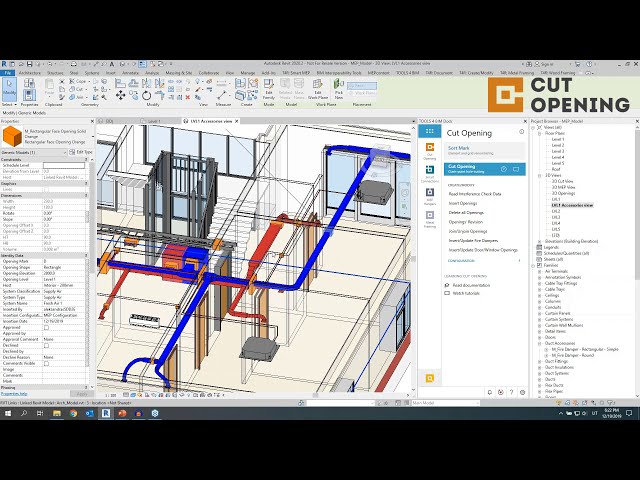 فیلم آموزشی: افتتاحیه های ساختاری و MEP در Revit - سریع! با زیرنویس فارسی