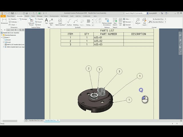 فیلم آموزشی: Autodesk Inventor | کشیدن بادکنک