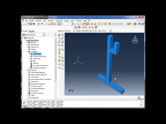 فیلم آموزشی: 1.j) مبانی Abaqus - یک اسمبلی ایجاد کنید با زیرنویس فارسی