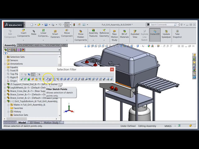 فیلم آموزشی: نکته فنی ویدئو: کار با فیلتر انتخاب در SOLIDWORKS 3D CAD
