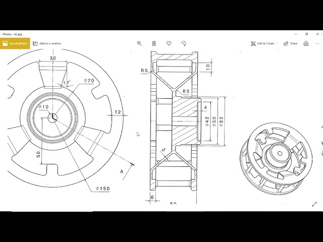 فیلم آموزشی: CATIA V5 DRIVE WHEEL تمرین طراحی برای مبتدیان | تمرین CATIA | طرح های CAD