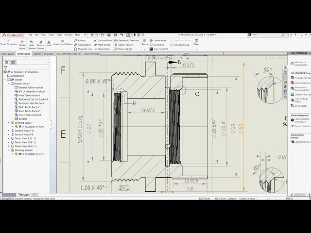 فیلم آموزشی: نحوه چرخش متن ابعاد در Solidworks