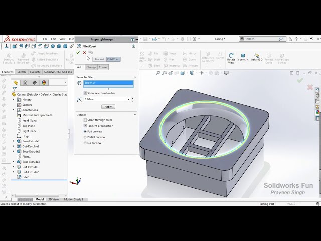 فیلم آموزشی: آموزش Solidworks: مجموعه طراحی پنکه اگزوز/تهویه داخلی پلاستیکی