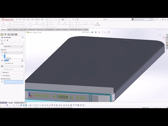 فیلم آموزشی: Solidworks 3D Modeling How To-Draw a iPhone 12 با زیرنویس فارسی