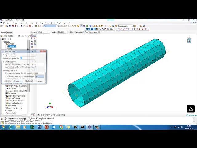 فیلم آموزشی: آموزش تماس استاندارد Abaqus: خم شدن سه نقطه با زیرنویس فارسی