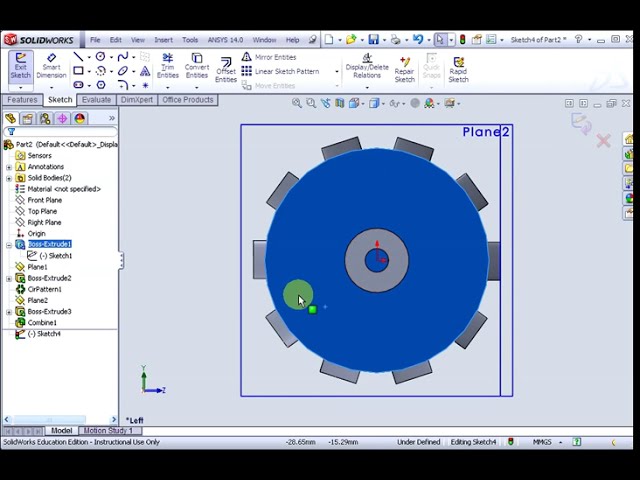 فیلم آموزشی: قسمت 1: آموزش Solidworks: مشعل با چرخش هوا برای شبیه سازی ANSYS-Fluent CFD با زیرنویس فارسی