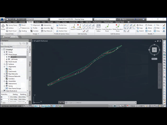 فیلم آموزشی: Auto CAD civil 3D (part-4) خطوط اصلی و کوچک. با زیرنویس فارسی