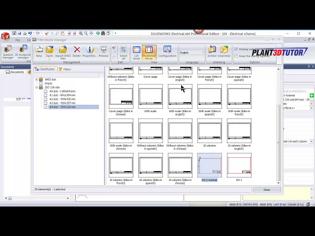 فیلم آموزشی: نحوه ایجاد یک بلوک عنوان در SolidWorks Electrical 2017