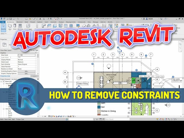 فیلم آموزشی: آموزش Revit How To Remove Constraints با زیرنویس فارسی