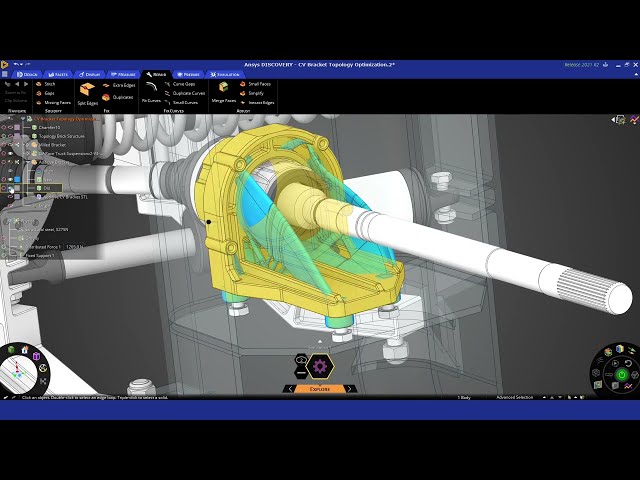 فیلم آموزشی: Ansys Discovery - نمایش طراحی مولد با زیرنویس فارسی