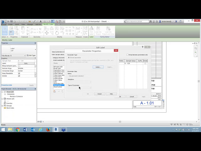 فیلم آموزشی: از AutoCAD تا Revit: Revit Labels and Category Parameters با زیرنویس فارسی