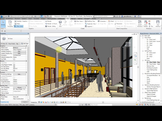 فیلم آموزشی: رندر روشنایی در Revit با زیرنویس فارسی