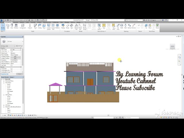 فیلم آموزشی: آسمان و ابرهای سفارشی در پس زمینه در Revit