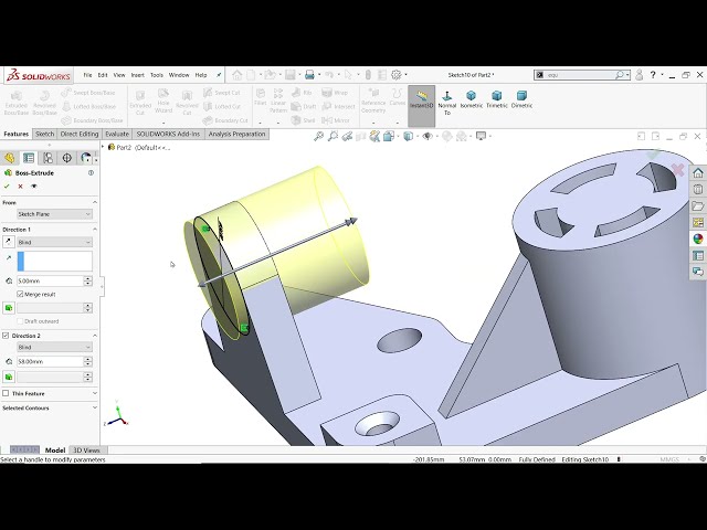 فیلم آموزشی: آموزش Solidworks برای مبتدیان تمرین 160 با زیرنویس فارسی