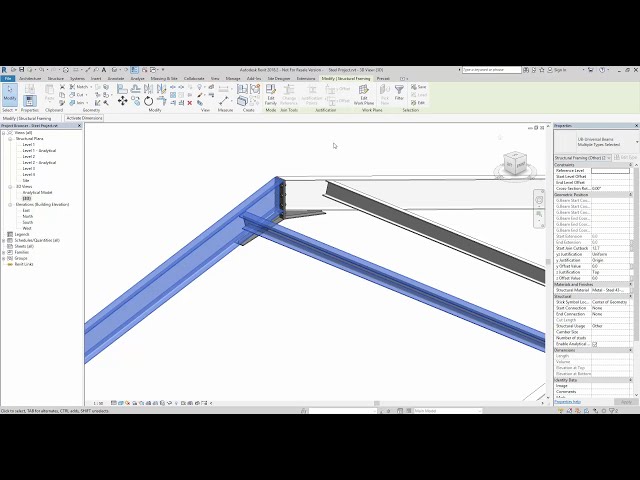 فیلم آموزشی: آموزش جزئیات سازه فولادی Revit با زیرنویس فارسی