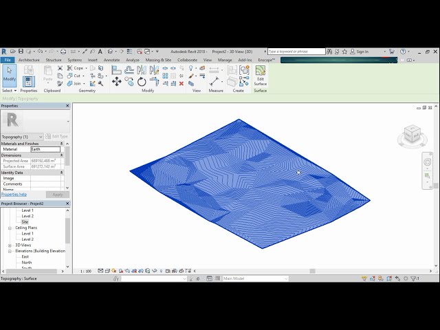 فیلم آموزشی: صادرات توپوگرافی از AutoCad به Revit Architecture