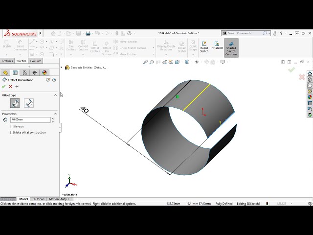 فیلم آموزشی: آموزش SOLIDWORKS 2019 - موجودیت های ژئودزیکی با زیرنویس فارسی