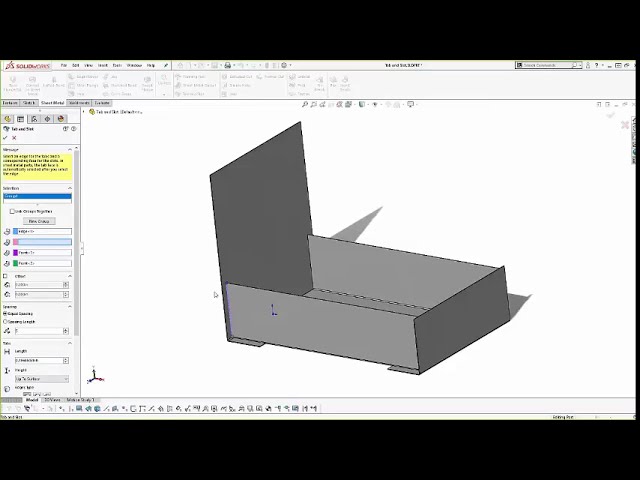 فیلم آموزشی: طرح های ورق فلزی خود تثبیت شونده با SOLIDWORKS با زیرنویس فارسی