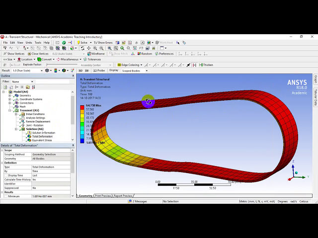 فیلم آموزشی: شبیه سازی تسمه نقاله در ANSYS