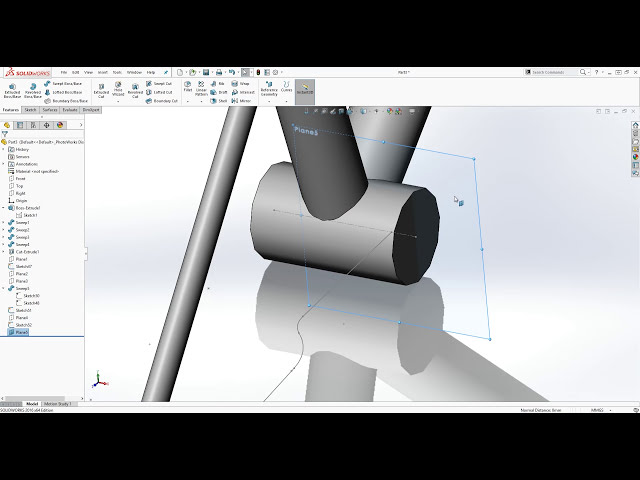 فیلم آموزشی: نحوه طراحی یک قاب دوچرخه سه بعدی BMX در SolidWorks