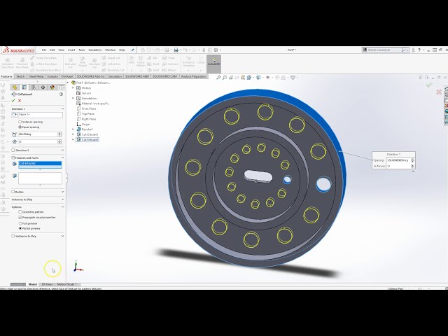 فیلم آموزشی: راهنمای مبتدی برای SOLIDWORKS 2018 - تمرین 5 با زیرنویس فارسی