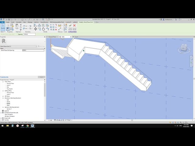 فیلم آموزشی: Revit Exercise (روز 697) مدل Sweep در محل با Pick Path با زیرنویس فارسی