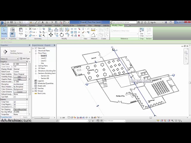 فیلم آموزشی: نحوه تقسیم بخش ها در Revit | ویدیوهای کوتاه REVIT با زیرنویس فارسی