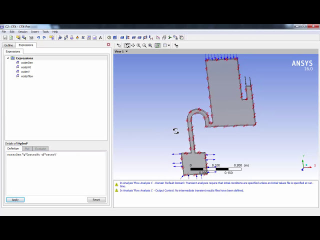 فیلم آموزشی: شبیه سازی مخزن فلاش آب در Ansys CFX