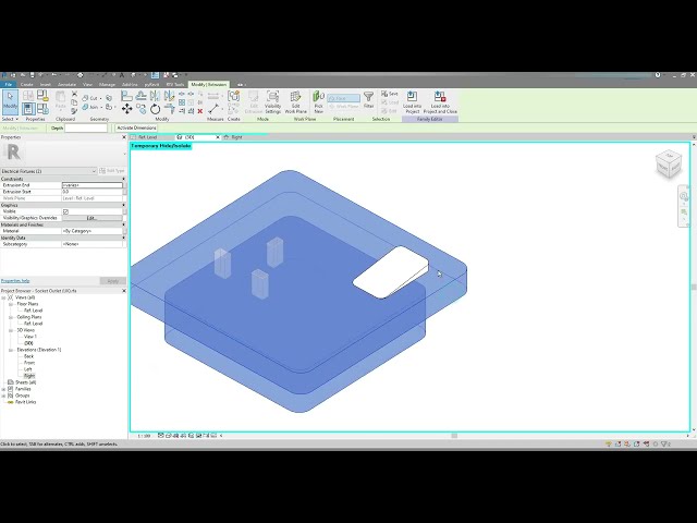 فیلم آموزشی: [REVIT MEP] Socket Outlet (UK) Family from Scratch با زیرنویس فارسی