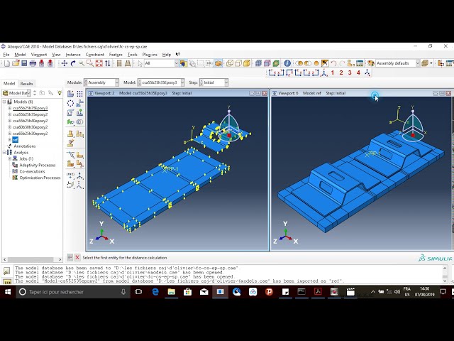 فیلم آموزشی: نحوه باز کردن چندین فایل پایگاه داده مدل abaqus (فایل cae) با زیرنویس فارسی