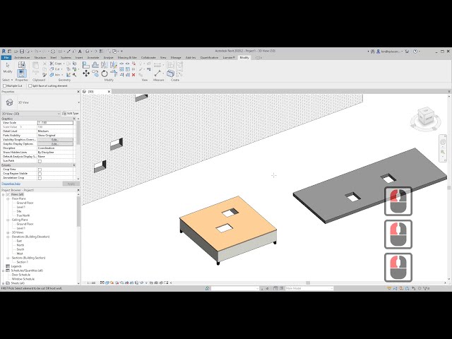 فیلم آموزشی: نکات Revit (روز 66) - خالی کردن خودکار و خالی کردن دستی در خانواده مبتنی بر چهره