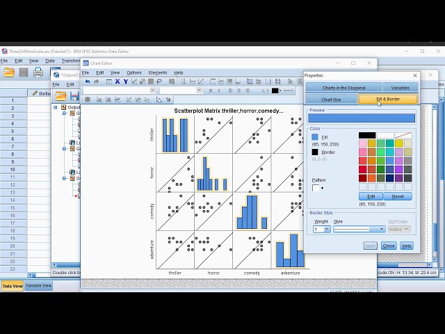 فیلم آموزشی: SPSS - Scatter Plot Matrix (از طریق Chart Builder) با زیرنویس فارسی