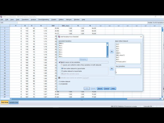 فیلم آموزشی: SPSS - ادغام مجموعه داده ها با زیرنویس فارسی