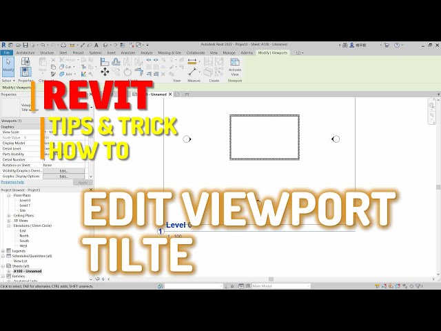 فیلم آموزشی: Revit How To Edit Viewport Title با زیرنویس فارسی
