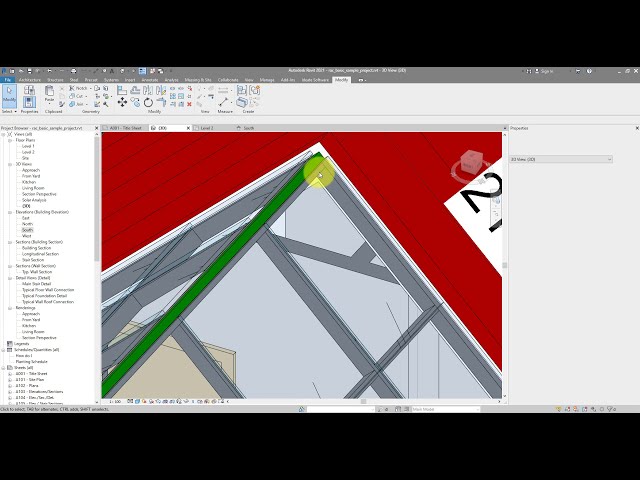 فیلم آموزشی: Revit Snippet: نحوه ایجاد سقف های شیشه ای شیب دار در Revit با زیرنویس فارسی