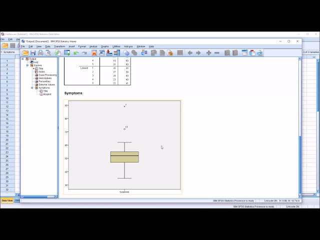 فیلم آموزشی: تشخیص نقاط پرت با محدوده بین چارکی (IQR) و Boxplot با استفاده از SPSS با زیرنویس فارسی