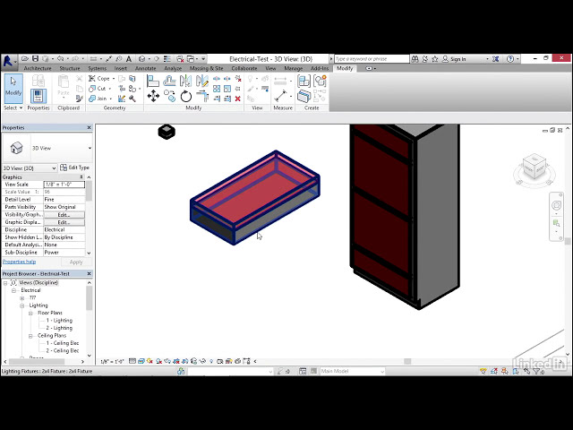 فیلم آموزشی: آموزش Revit - ایجاد یک چراغ 2x4 فرورفته با زیرنویس فارسی